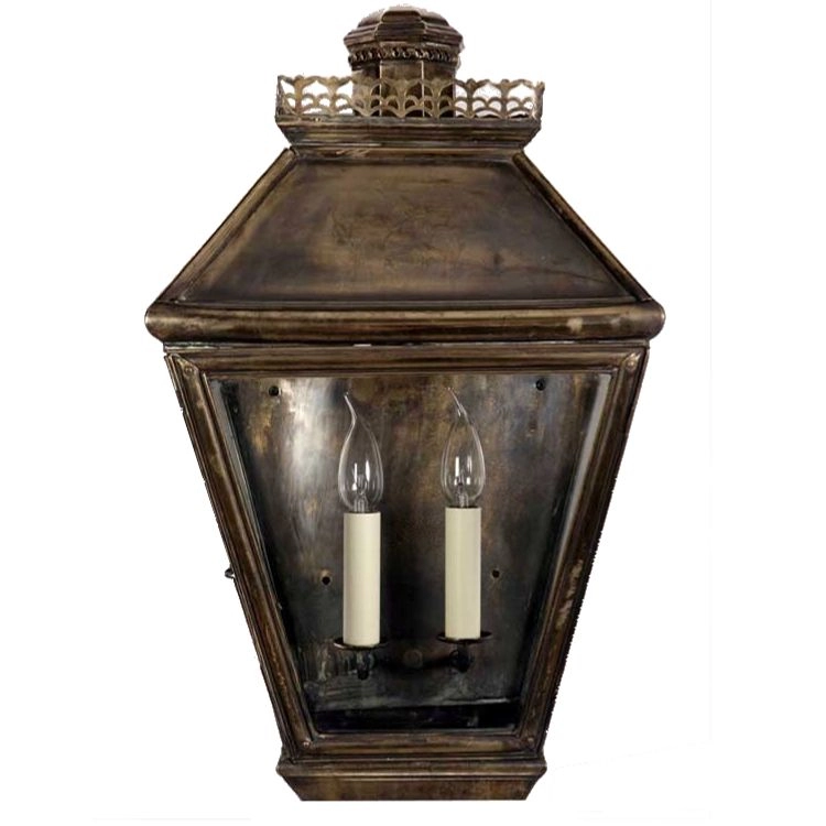 Ländliche Außenlampe Large Chateau Passage handgefertigt