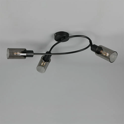 Design-Deckenlampe Mars 3-Licht Schwarz Trio 4017807670493