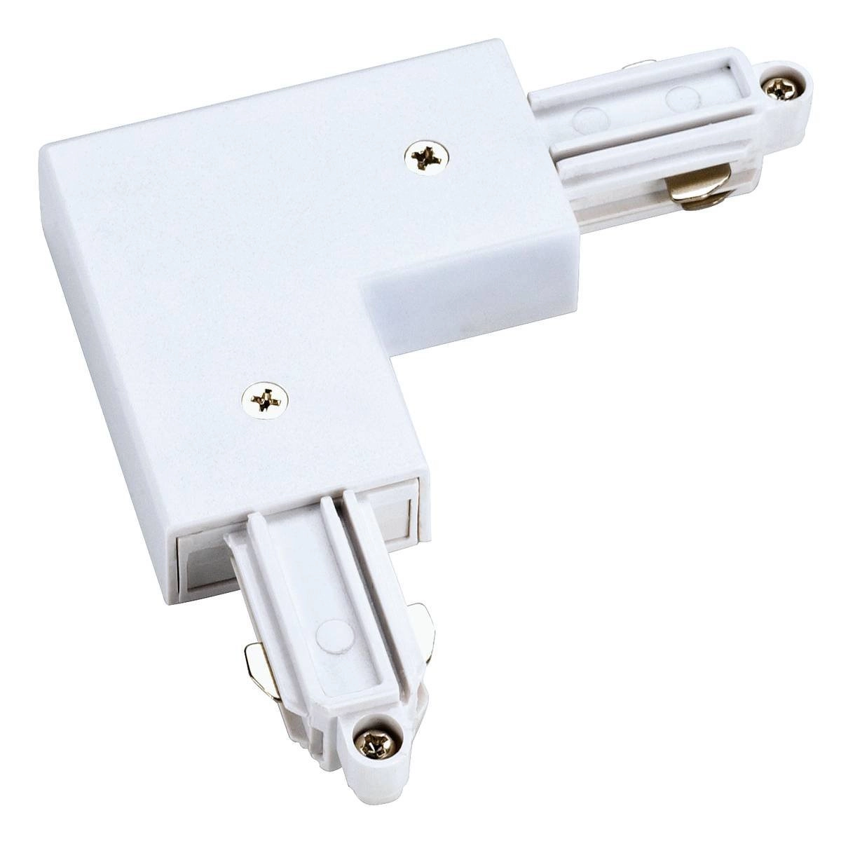1 Phase L-Connector 2 Eckanschluss Erde in weiß