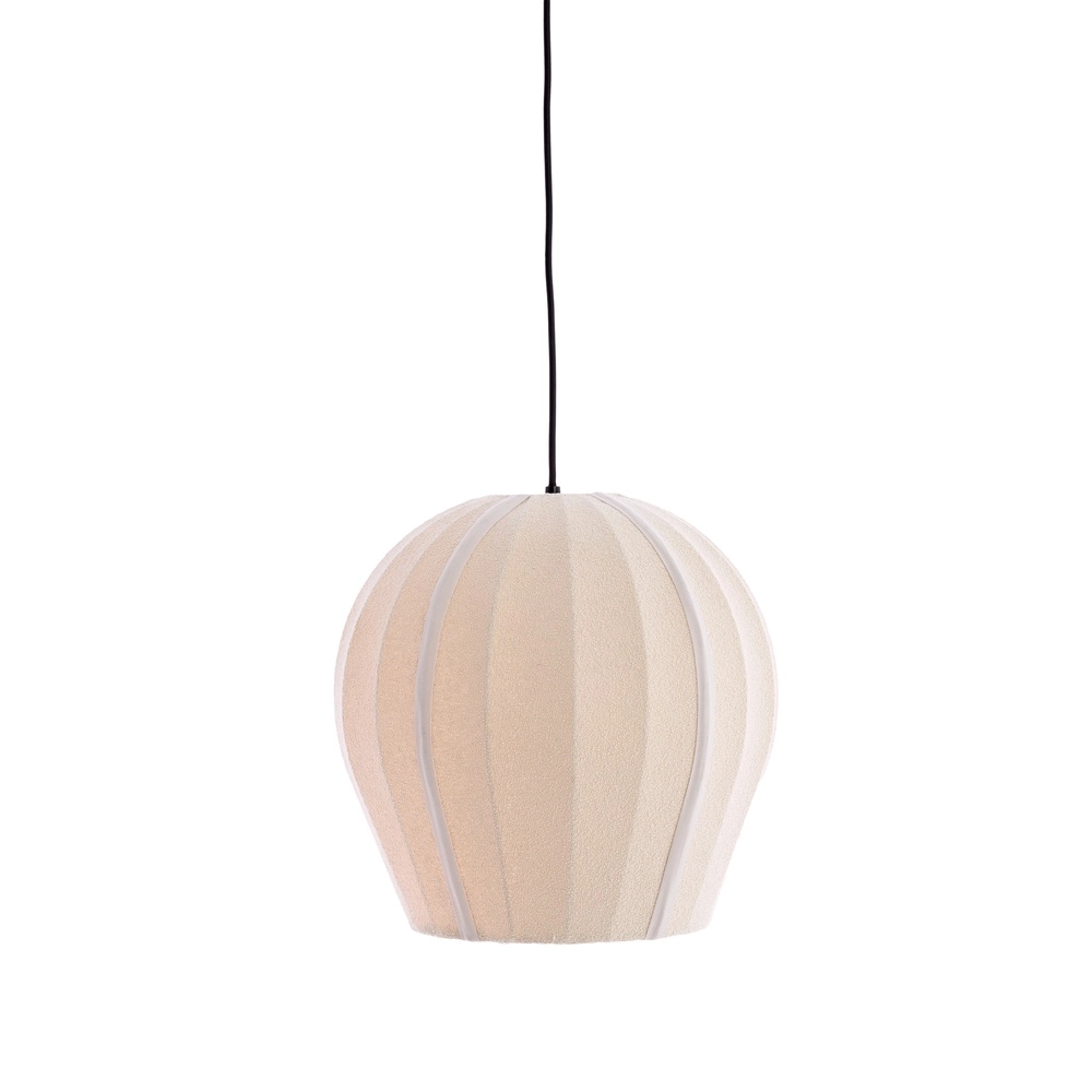 Bouclé-Pendellampe Zagori Ø 35 cm – Sand Light & Living 8717807793029