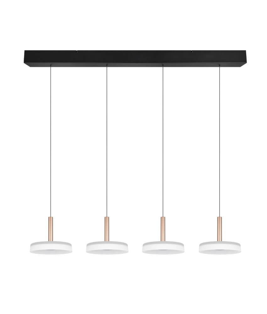 4-flammige LED-Hängelampe Celeste weißes Glas Trio 4017807627404