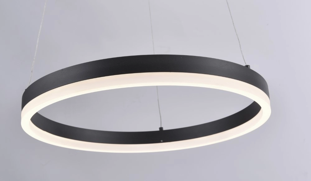Schwarze Hängelampe Titus Ø 40cm Paul Neuhaus 4012248305140