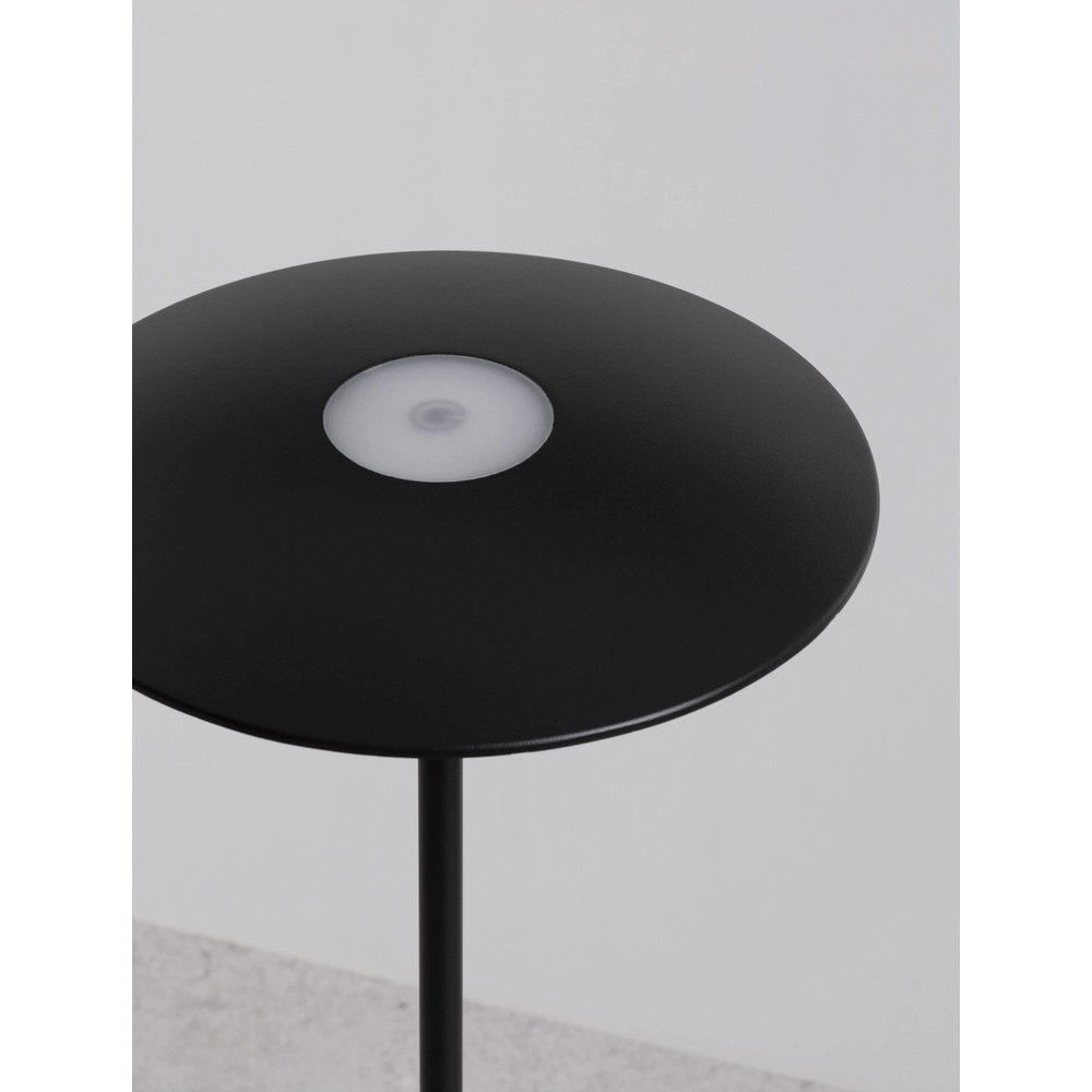 Tischlampe Fumo Wiederaufladbar Schwarz Lyora 5212017432636