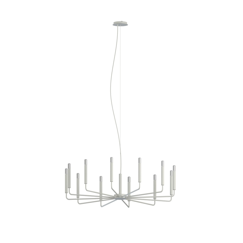 Moderner Kronleuchter Orto Ø 103 cm grau