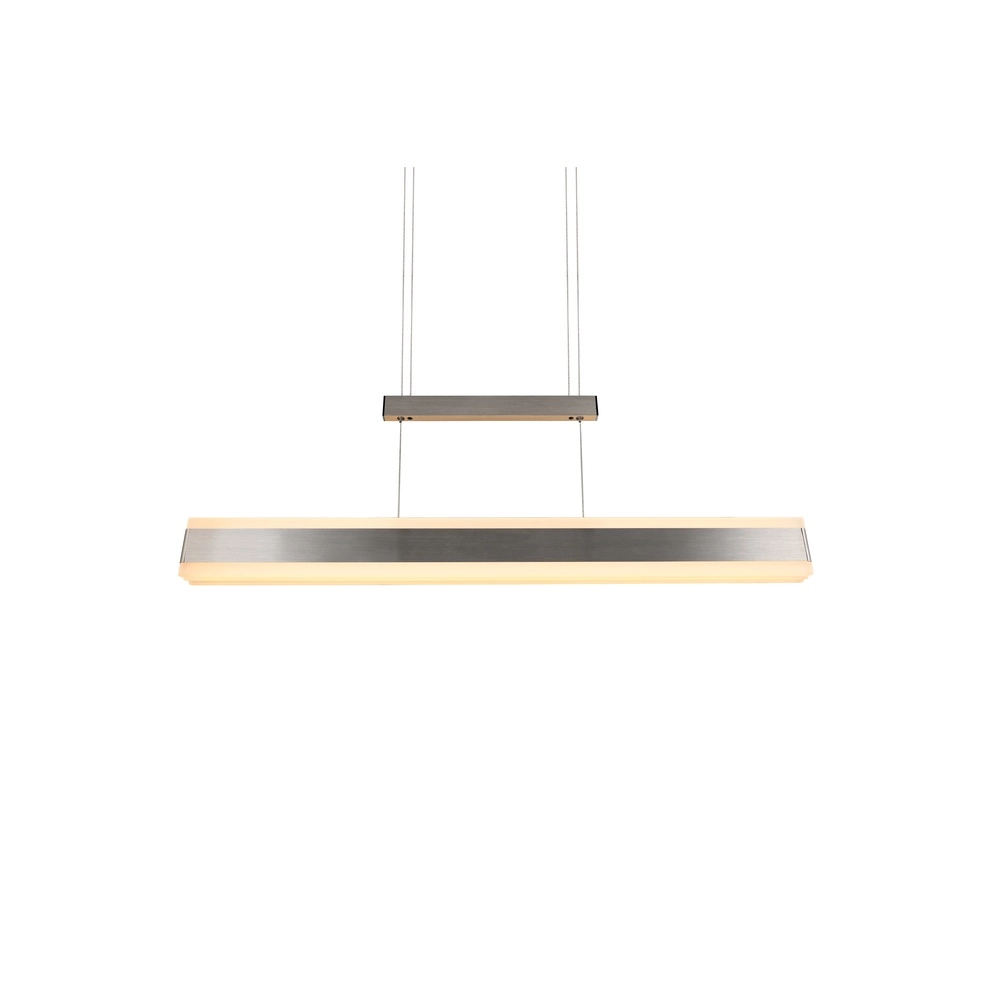 Moderne Pendelleuchte Arcola 152cm Nickel Trio 4017807662023