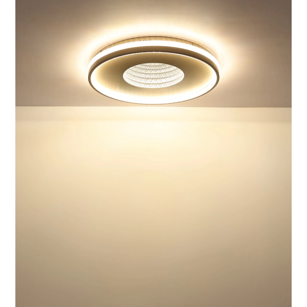 Design-Deckenleuchte Shirley sandbraun Ø 50,5cm Globo 9007371578351