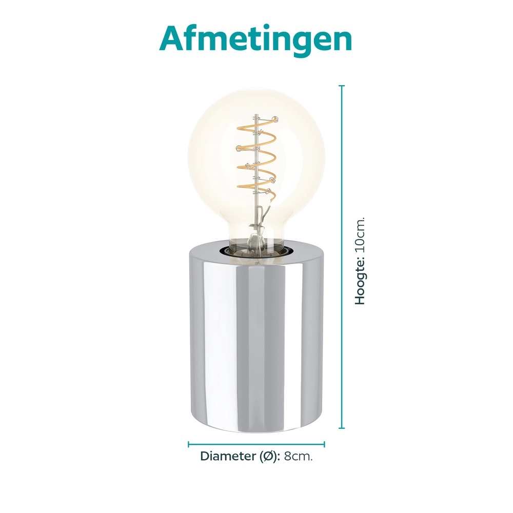 Tischlampe Murama Chrom