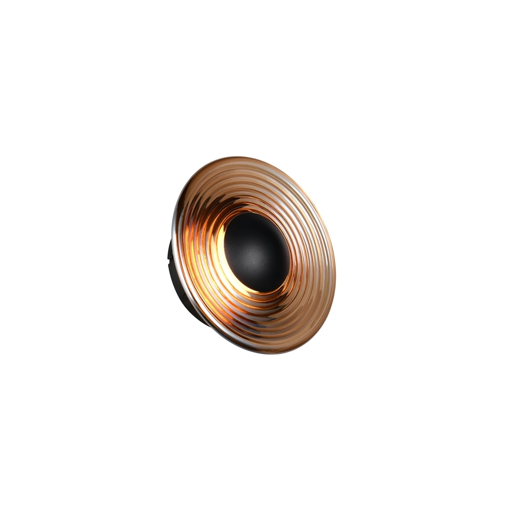 Design-Wandlampe Sirena Bernsteinglas