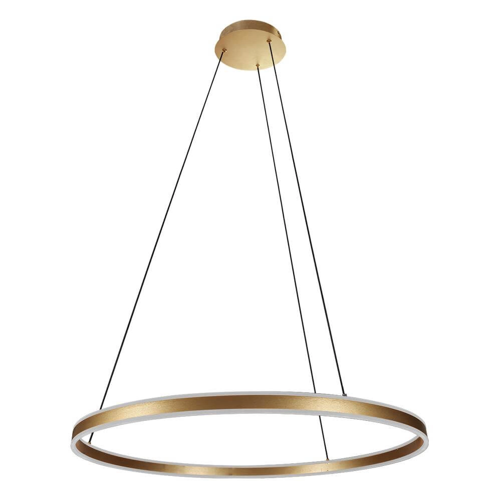 Design-Pendelleuchte Ringlux gold Ø 80cm Steinhauer 8712746171587