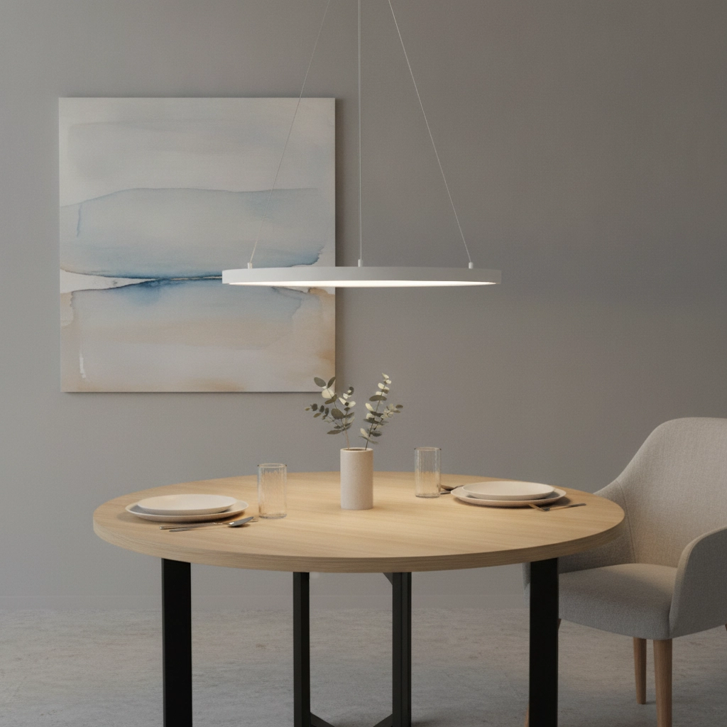 Weiße Pendelleuchte Empatia Design Single