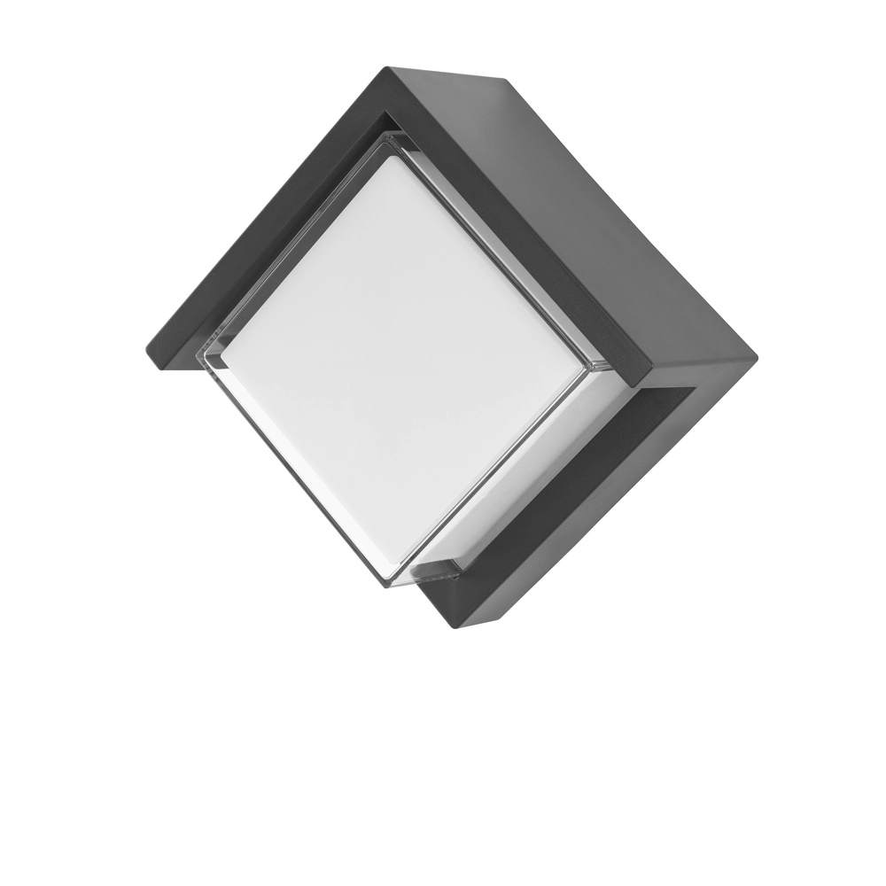 Design-Wandleuchte Max quadratisch grau Lyora 5212017425904