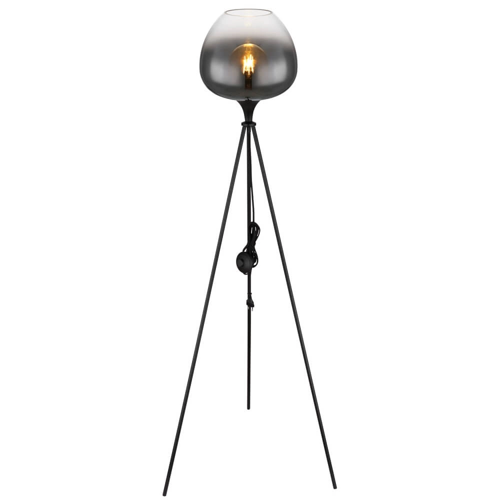 Schwarze Stehleuchte Maxy Stativ Globo 9007371435418