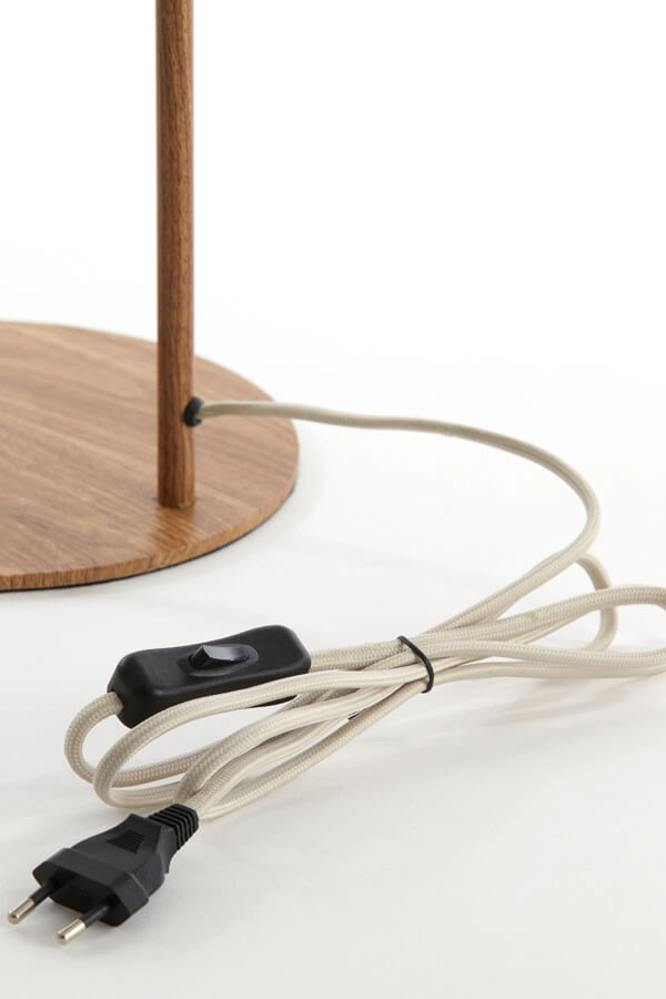 Japandi Tischleuchte Donio Heller Holzdruck Light & Living 8717807710088