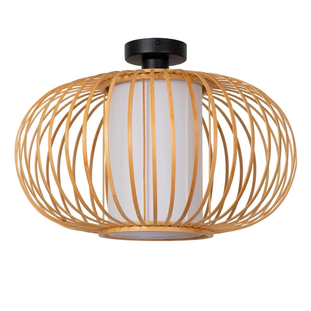 Deckenlampe Thuline Holzoptik
