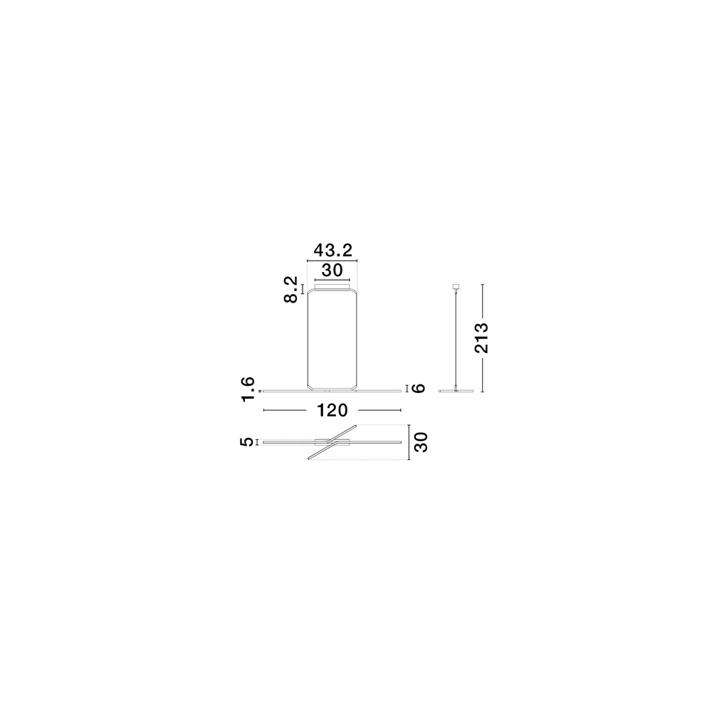Design-Pendelleuchte Akro schwarz Lyora 5212017461766