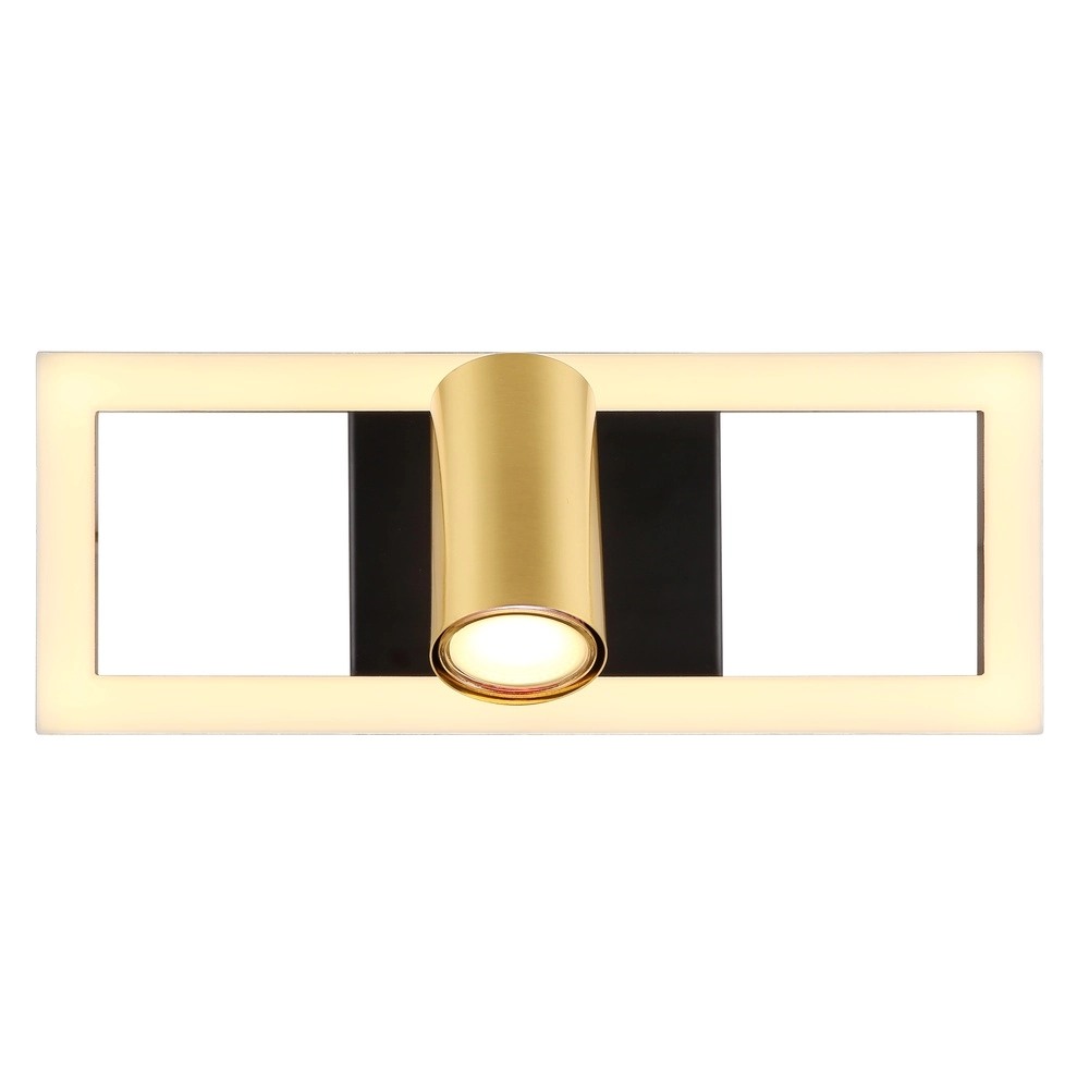 Design-Wandlampe Marrie Schwarz mit Gold Globo 9007371432172