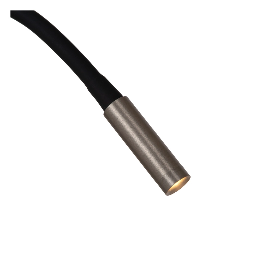 Nachttischlampe Asja dimmbares gebürstetes Metall Premium by Lucide 5411212421197