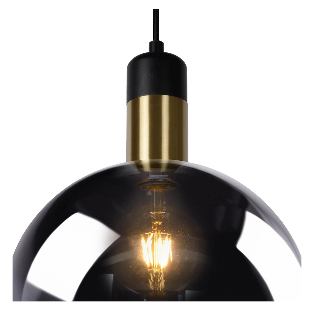 Pendellampe Julius Ø 40cm Rauchglas Lucide 5411212343345