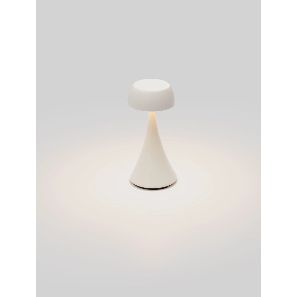 Tischlampe Ycro weiß wiederaufladbar mit USB Lyora 5212017476982