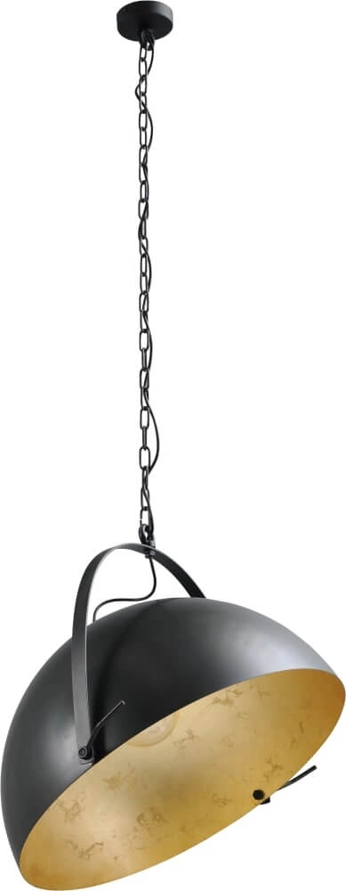 Pendelleuchte Larino 60 schwarz mit altem gold Masterlight 8718121234601