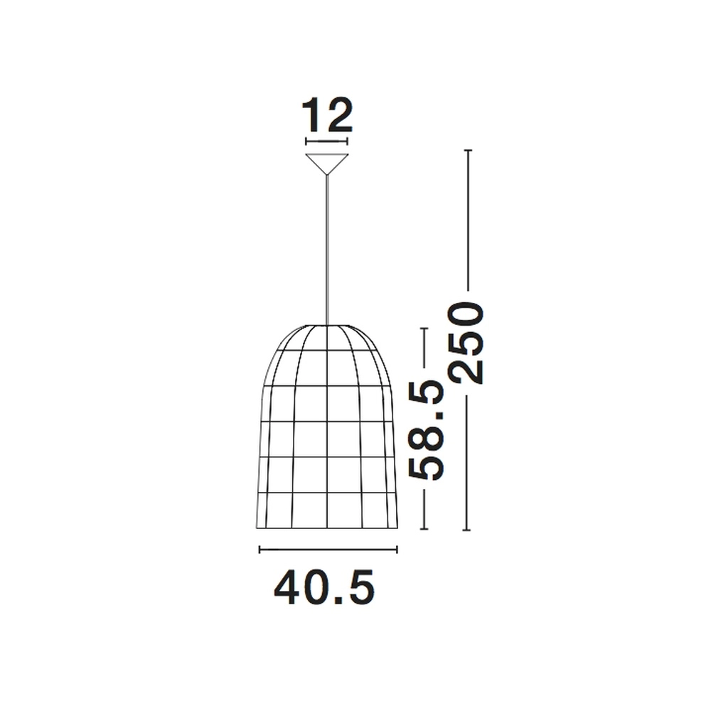 Pendelleuchte Aurora Rattan Ø 40,5cm Lyora 5212017416551