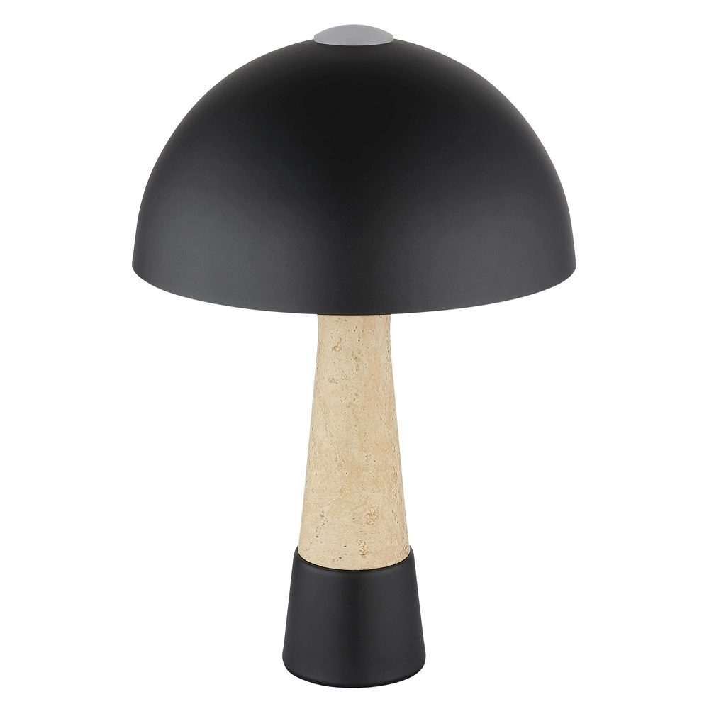 Einzigartige Tischlampe Paulin Ø 25 cm schwarz Globo 9007371573059