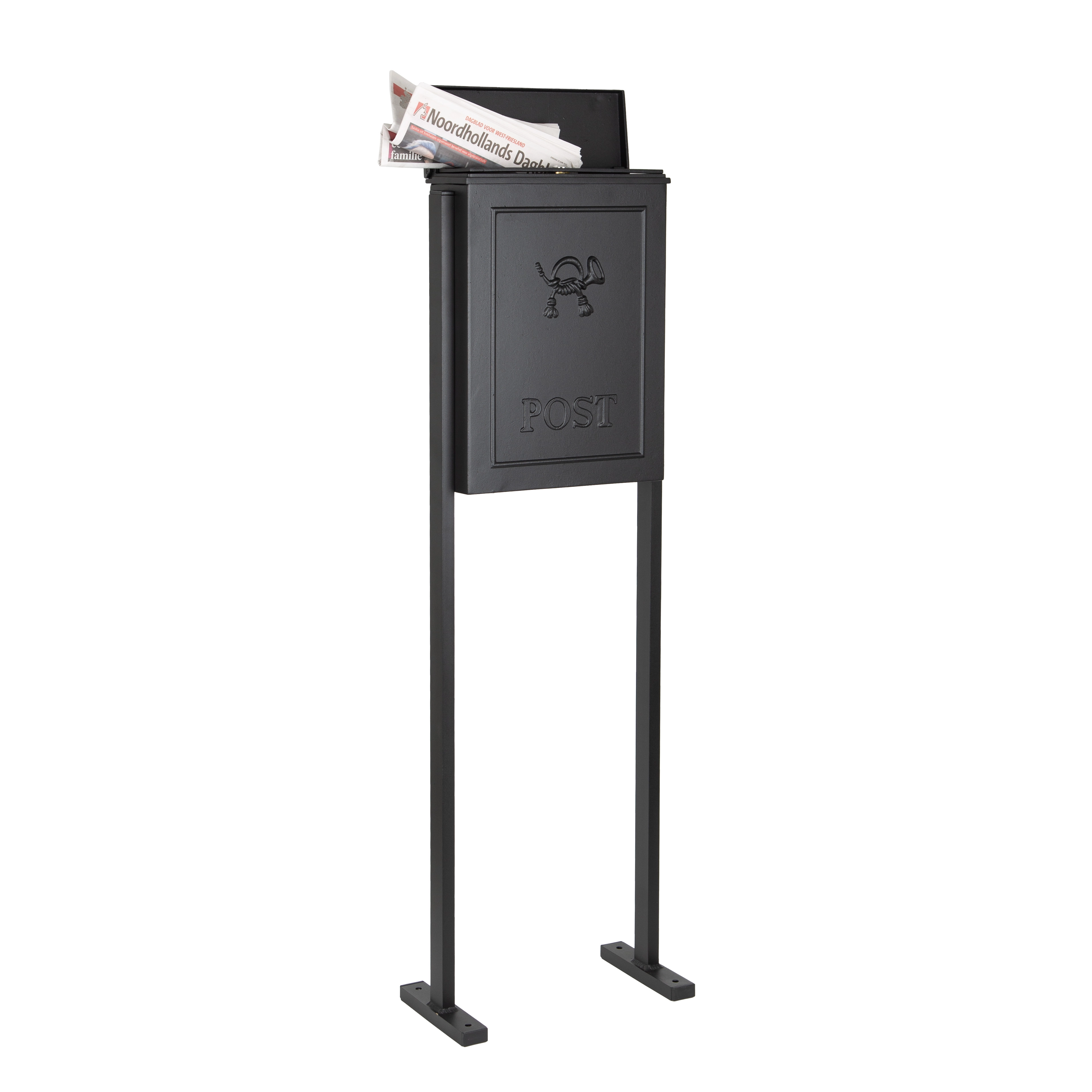 Mailbox Postbox B9A im Rahmen - schwarz KS 8714732529747
