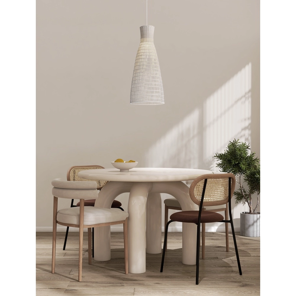 Weiße Pendelleuchte Niro Ø 35cm