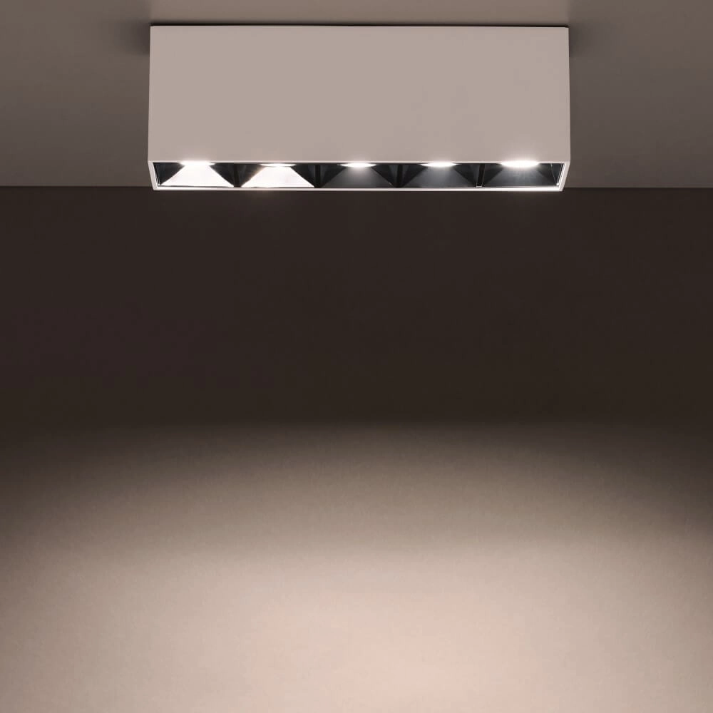 Weißer Aufbaustrahler Midi Led 5x1 LEDs - 4000K Lyora 5903139100526
