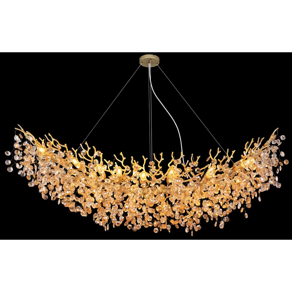 Pendellampe Queena Gold 150 cm Globo 9007371522705