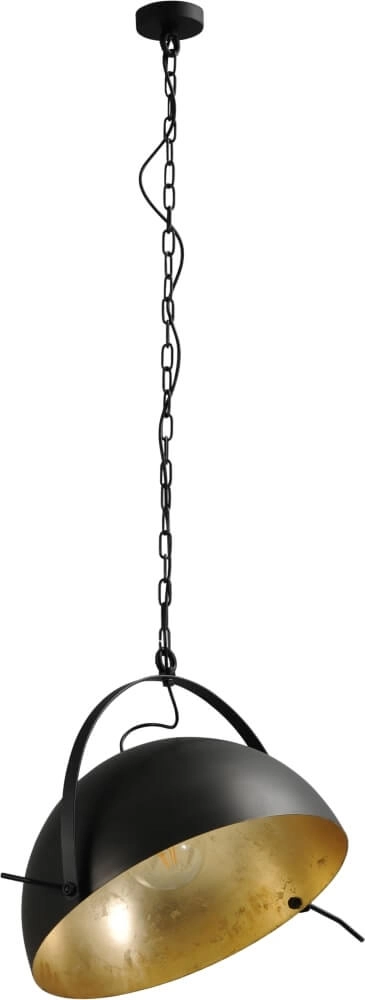 Pendelleuchte Larino 50 schwarz mit altem gold Masterlight 8718121234465
