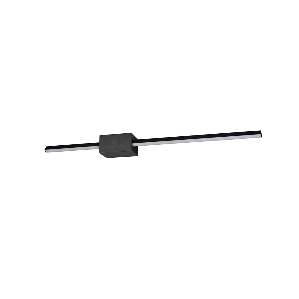 Moderne Wandlampe Cassino Schwarz 70,5 cm Trio 4017807683226