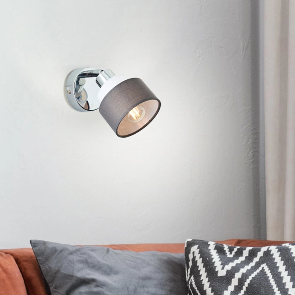 Wandlampe Naples Chrom mit Weiß Brilliant 4004353424168