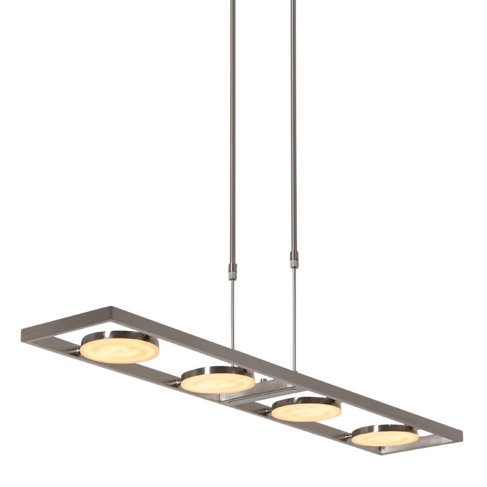 Flexible LED-Hängelampe Soleil Edelstahl Steinhauer 8712746167344