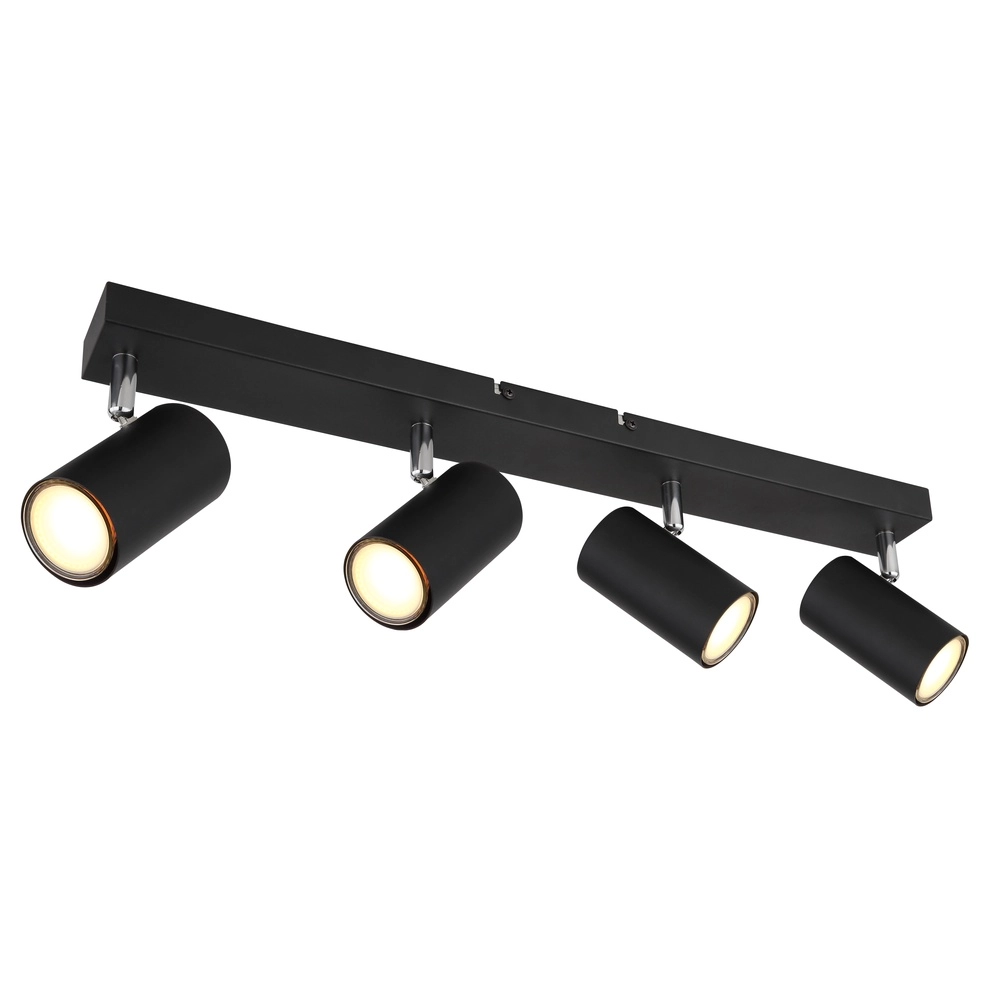 Deckenlampe 4-Licht Robby Schwarz
