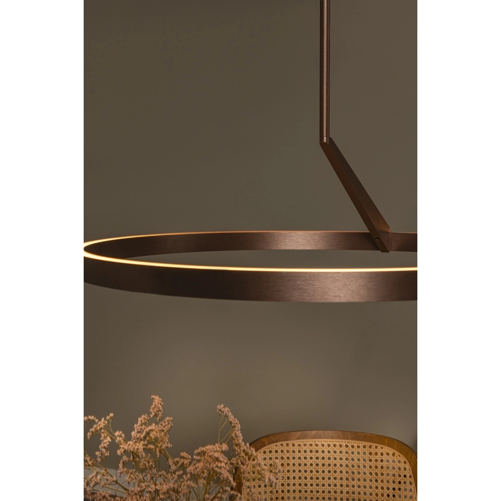 Elegante LED-Pendelleuchte Applause Kupferrot – Ø 60cm Premium by Lucide 5411212221834