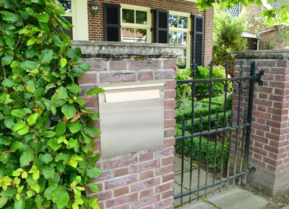 Eingebauter Briefkasten X400 Edelstahl Bobi 6417237050014