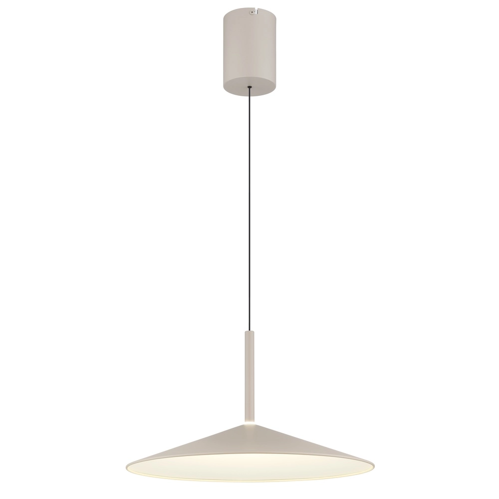 Design-Pendelleuchte Lampone sandbraun
