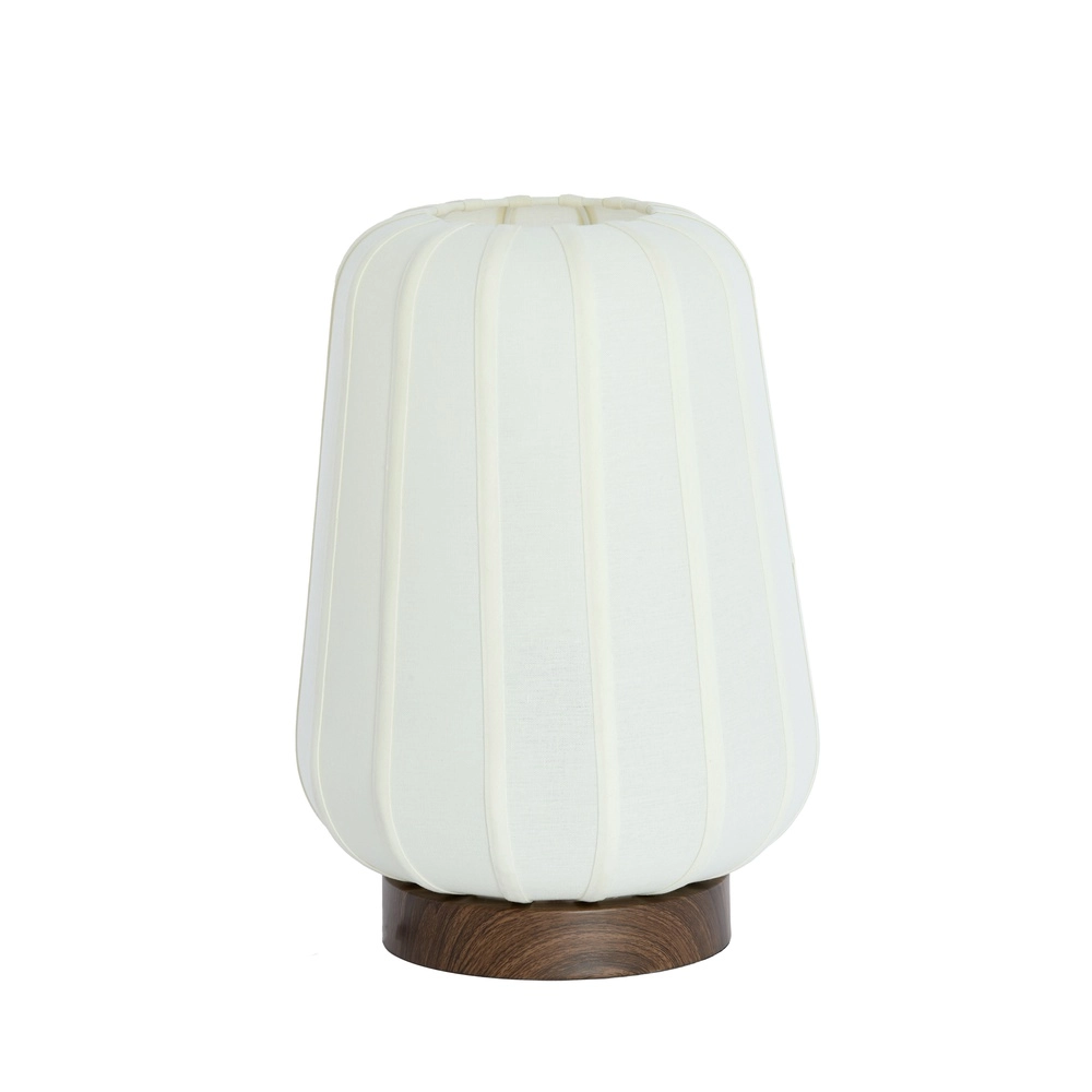 Nachttischlampe Bibury Ø 30cm – Leinen