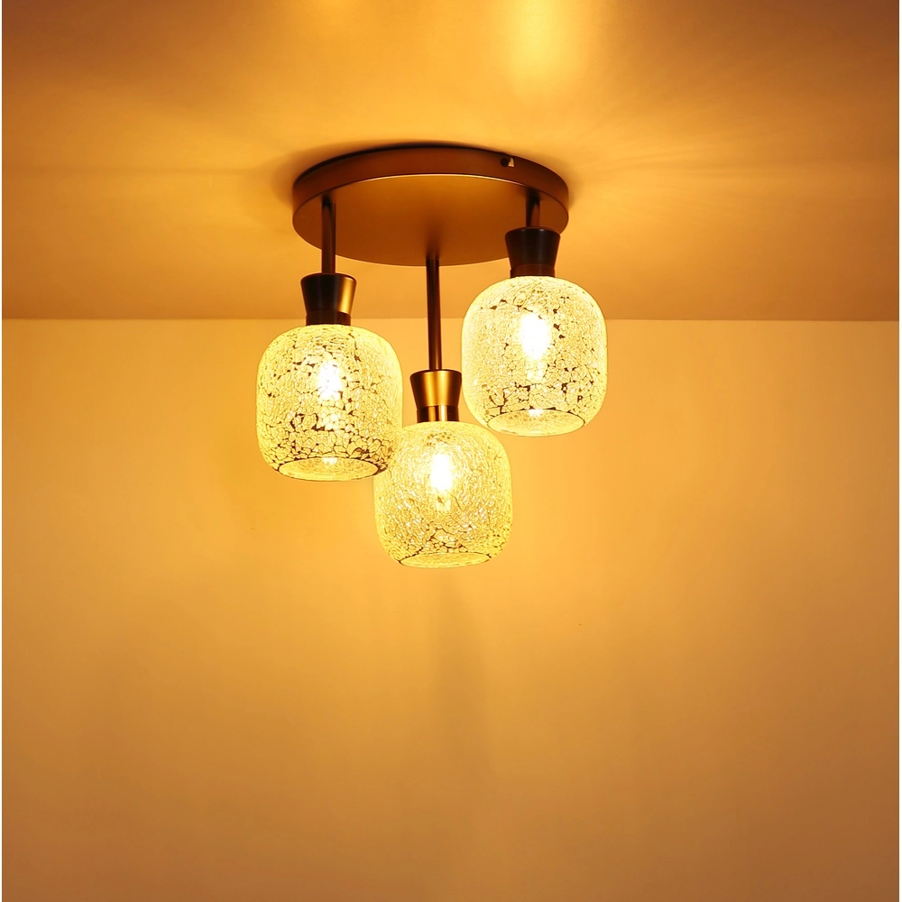 3-Licht Deckenlampe Brokana Gunmetal Globo 9007371572465