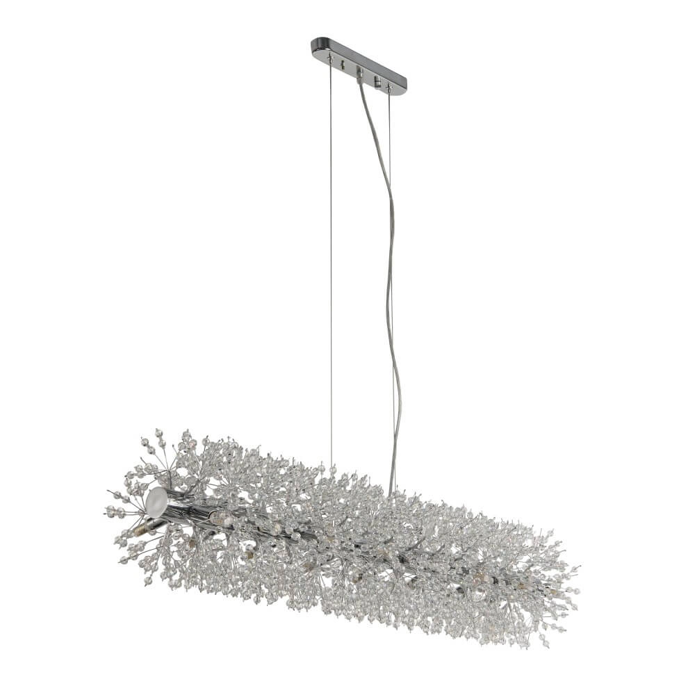 Design-Hängelampe Sunburst 1m Chrom Searchlight 5053423250755