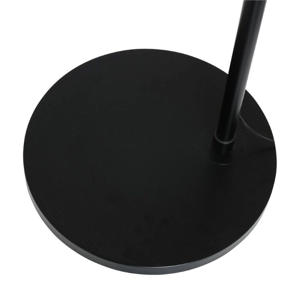 Bogenlampe Stresa schwarz mit Rauchglas Steinhauer 8712746116489