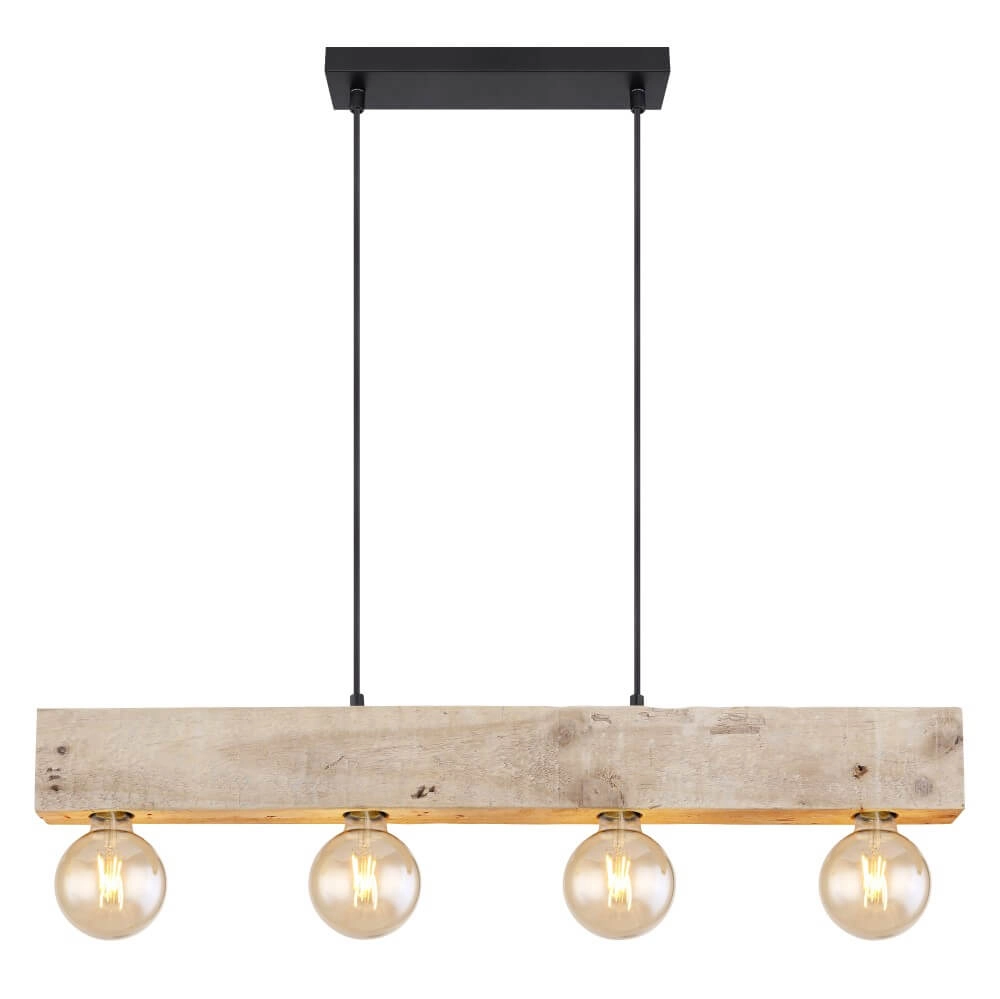 Hängelampe aus Holz Adalie Globo 9007371411818