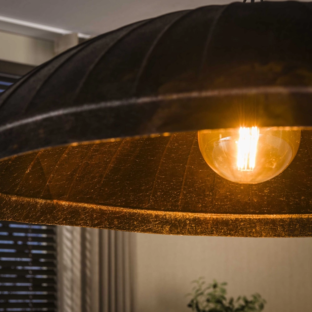 Industrie-Bürolampe Guard Ø 90 cm – geräuchert braun Lyora 8716803511514