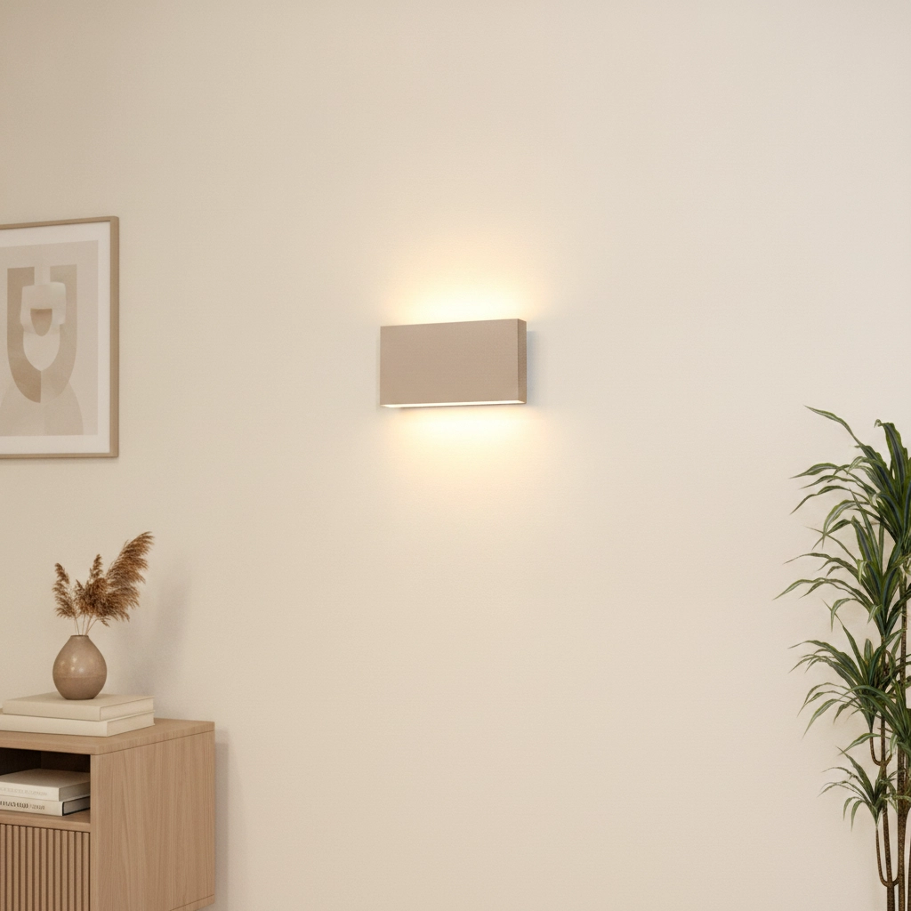Sandwandlampe Box2 Hoch und runter