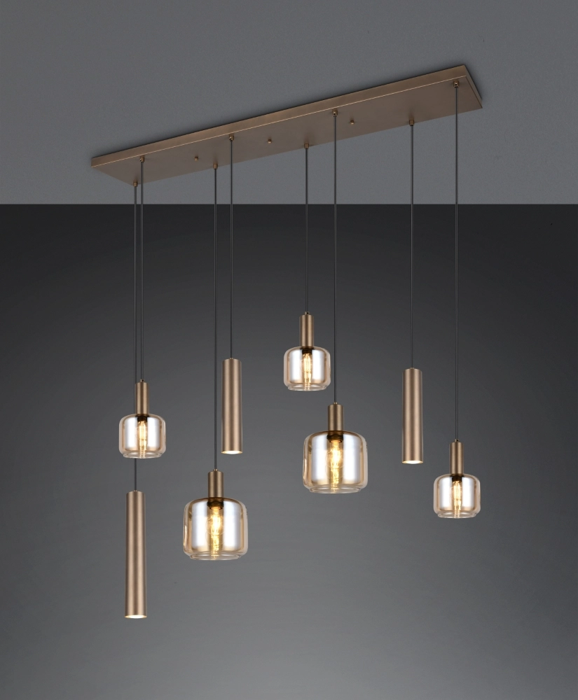 Design-Pendellampe Mataro 8-Licht (3x GU10)