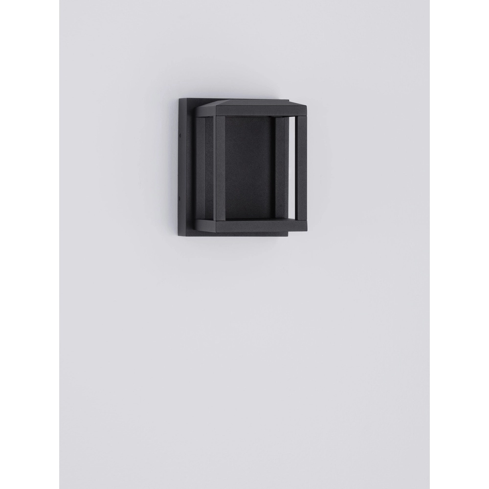 Schwarze Wandleuchte Prive ca. 13cm Lyora 5212017453136