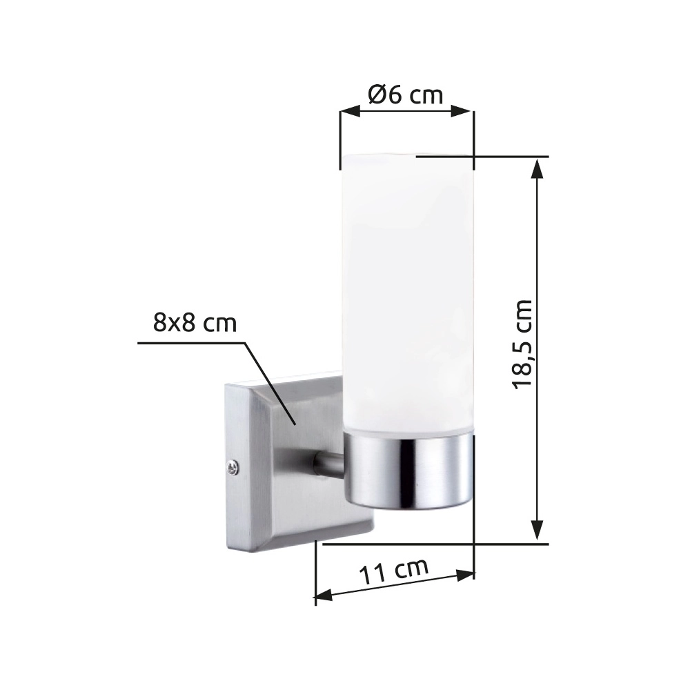 Wandlampe Space Nickel Globo 9007371157228
