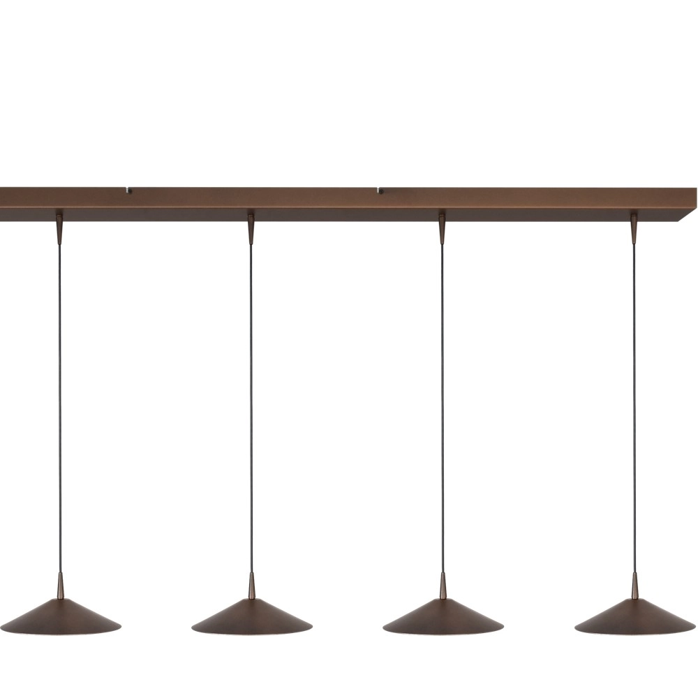 5-Licht Pendellampe Ceppo kakaobraun Ø 22 cm Masterlight 8718121358512