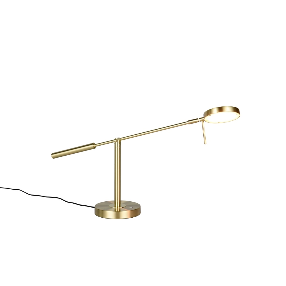 Schreibtischlampe Monza Messing Trio 4017807693294